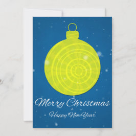 Cartão De Festividades Feliz Natal e Feliz ano novo