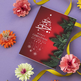 Cartão De Festividades Feliz Natal e Feliz ano novo