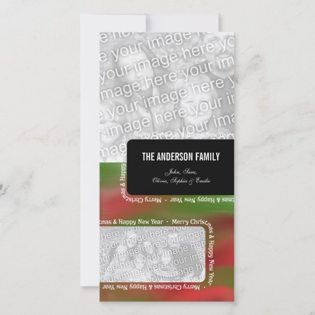 Cartão De Festividades Feliz Natal e Feliz ano novo 2 Fotograma (Frente)