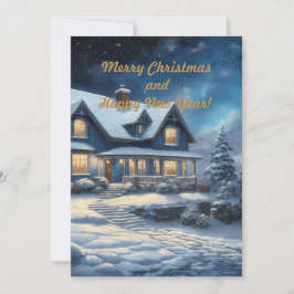 Cartão De Festividades Feliz Natal e um Feliz Ano Novo!