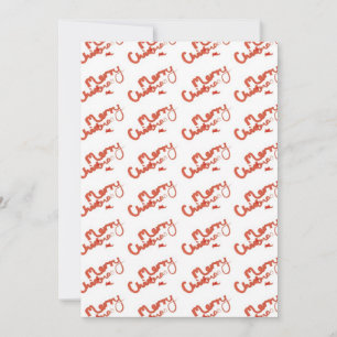 Cartão De Festividades Feliz Natal em Quebra-cabeça de pintura/serra