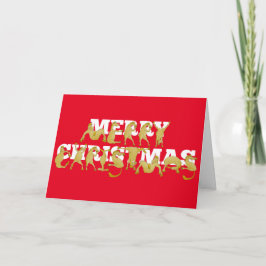 Cartão De Festividades Feliz Natal escrito em pôneis!