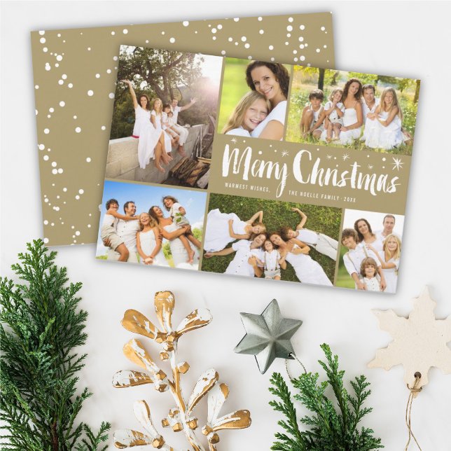 Cartão De Festividades Feliz Natal Esquadrão de Esquadra Estrelas Clássic (Criador carregado)