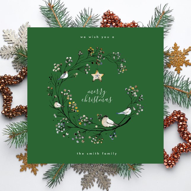 Cartão De Festividades Feliz Natal | FELIZ ANO NOVO | Cores (Criador carregado)