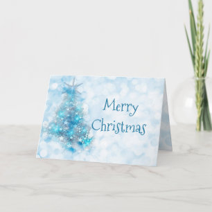 Cartão De Festividades Feliz Natal Feliz Estação de Sparkly