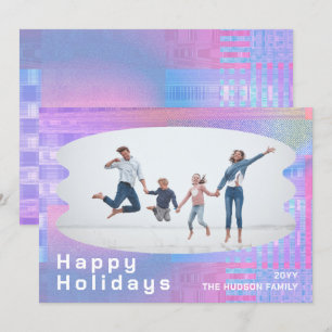 Cartão De Festividades Feliz Natal Feriados Falhando Torrente Rosa Foto d