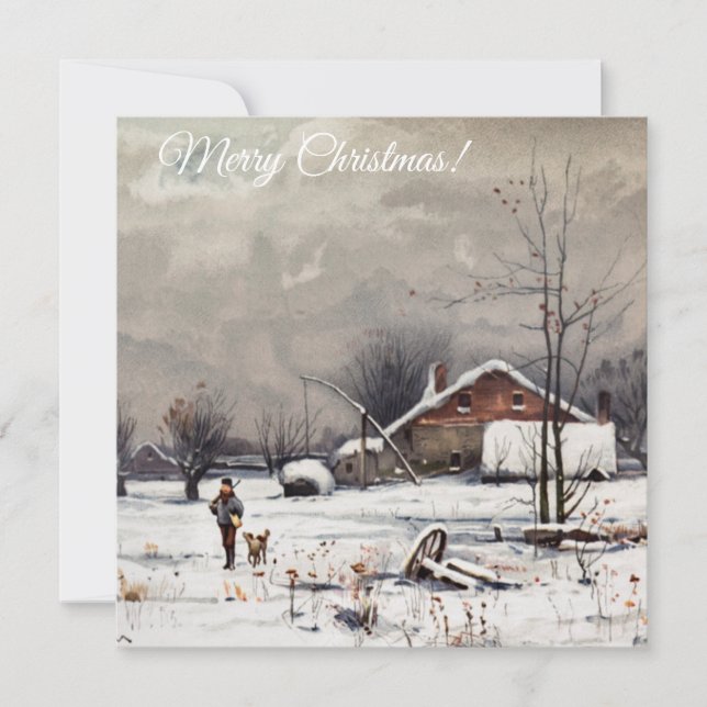 Cartão De Festividades Feliz Natal/Feriados Felizes (Frente)