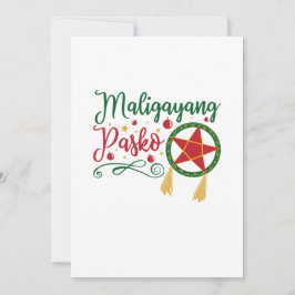 Cartão De Festividades Feliz Natal Filipino Natal Filipinas