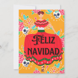 Cartão De Festividades Feliz natal fofo de Natal