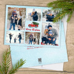 Cartão De Festividades Feliz Natal Foto Collate Red Truck<br><div class="desc">Celebre a temporada com nossos cartões de natal de colagem multifotos do Feliz Natal! Apresentando uma tipografia moderna e elegante, esta design traz um toque de charme caprichoso com um clássico caminhão vermelho debaixo da neve do inverno. O fundo de aquarela minimalista e o roteiro de na moda adicionam um...</div>
