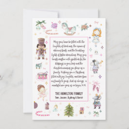 Cartão De Festividades Feliz Natal Foto do Frame Nutcracker