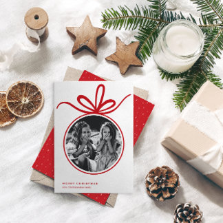 Cartão De Festividades Feliz Natal - Foto do Ornament