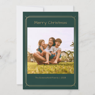Cartão De Festividades Feliz Natal Foto Moderna