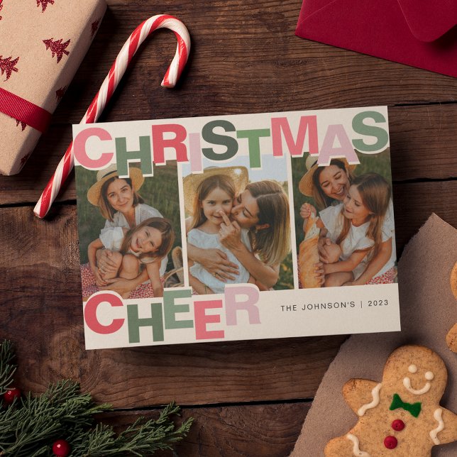 Cartão De Festividades Feliz Natal | Foto Natal (Criador carregado)