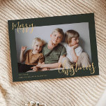 Cartão De Festividades Feliz Natal Foto para Crianças<br><div class="desc">Cartão de Férias para Crianças de Natal Feliz</div>