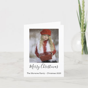 Cartão De Festividades Feliz Natal Foto Personalizável