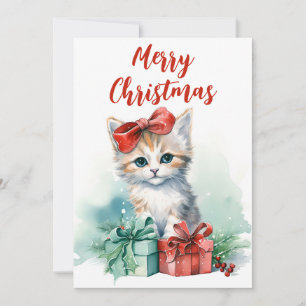 Cartão De Festividades Feliz Natal Gite Bonita e presentes de Natal