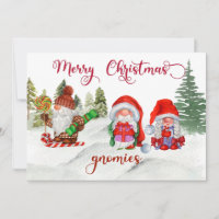 Feliz Natal Gnomies Feriado Gnome