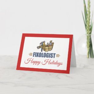 Cartão De Festividades Feliz Natal Handyman