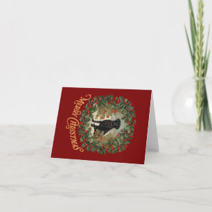 Cartão De Festividades Feliz Natal Labrador Retriever