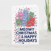 Feliz Natal Meowy Gatos Divertidos