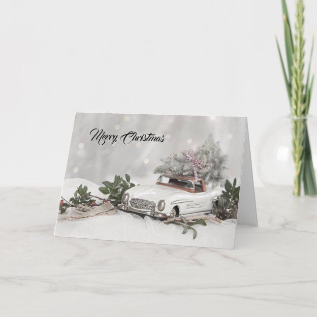 Cartão De Festividades Feliz Natal Mercedes Benz (Frente)