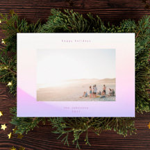 Feliz Natal moderno de minimalismo suave