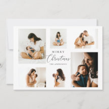Feliz Natal | Múltipla Foto Moderna Minimalista
