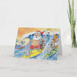 Cartão De Festividades Feliz Natal na Austrália