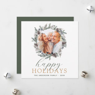 Cartão De Festividades Feliz Natal Natal Férias Azuis