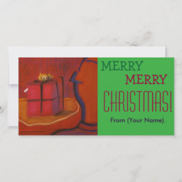 Cartão De Festividades Feliz Natal - Notecard Personalizável