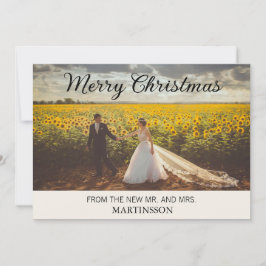 Cartão De Festividades Feliz Natal Novo Sr. Photo Holiday