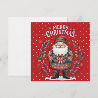 Cartão De Festividades Feliz Natal Papai Noel