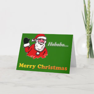 Cartão De Festividades Feliz Natal, Papais noeis