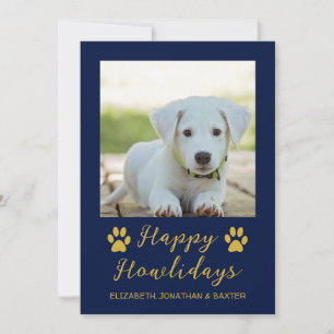 Cartão De Festividades Feliz Natal para Cachorros