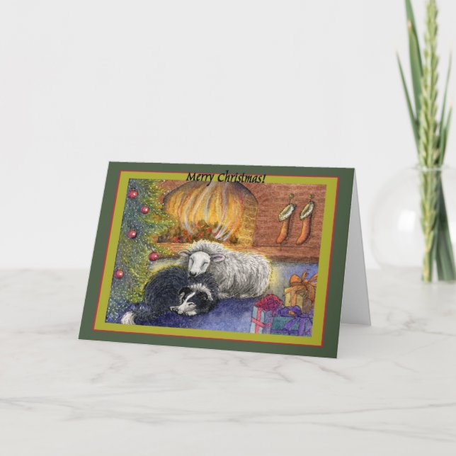 Cartão De Festividades Feliz Natal para Ewe! (Frente)