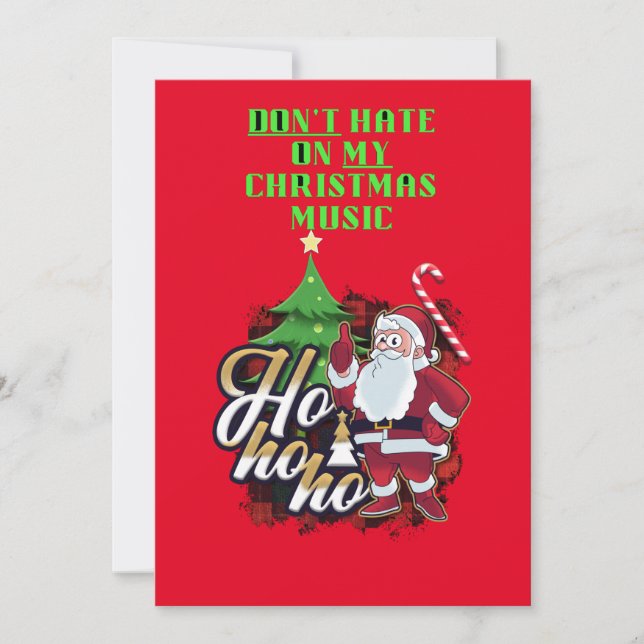 Cartão De Festividades Feliz Natal para sua Família (Frente)