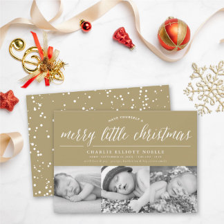 Cartão De Festividades Feliz Natal Pequeno 3 Foto Renovável