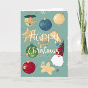 Cartão De Festividades Feliz Natal. Personalizável