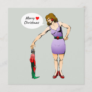 Cartão De Festividades Feliz Natal Querido Elfo