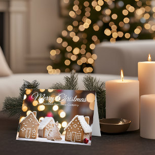 Cartão De Festividades Feliz Natal Real Estate Gingercake House