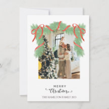 Feliz Natal Red Garland Foto