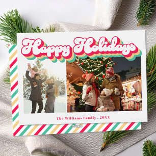 Cartão De Festividades Feliz Natal - Retro 2 Foto