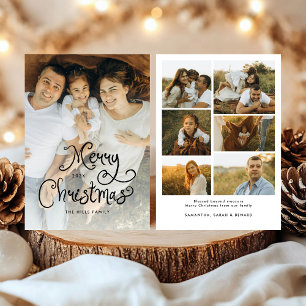 Cartão De Festividades Feliz Natal Roteiro Caprichoso Família 7 Fotos