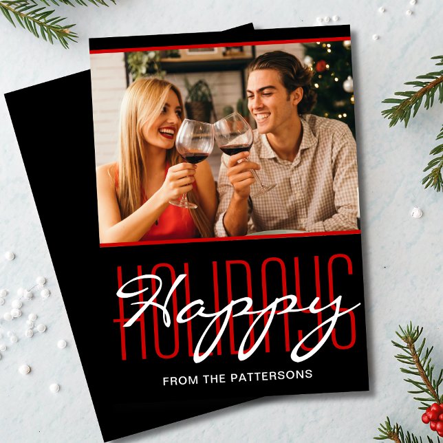 Cartão De Festividades Feliz Natal Russo Foto Personalizada (Criador carregado)