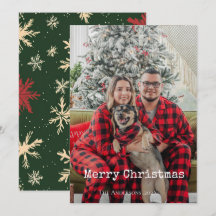 Feliz Natal simples uma foto família Feriado