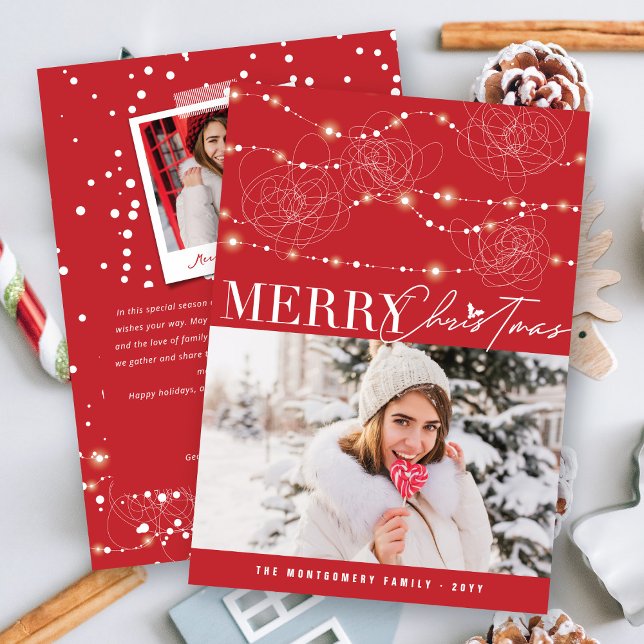 Cartão De Festividades Feliz Natal Tangled e Mensageiro Foto das Luzes da (Criador carregado)