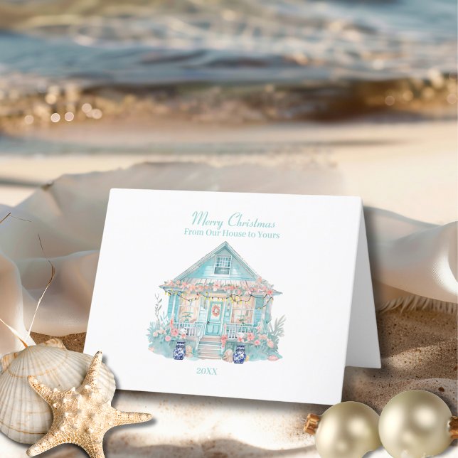 Cartão De Festividades Feliz Natal Vizinho/Amigo (Merry Christmas Neighbor/Friend Holiday Card)