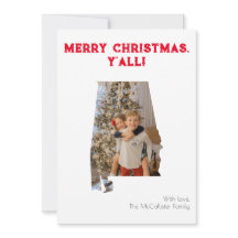 Feliz Natal Y'all Red Alabama Foto Estatal