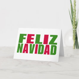 Cartão De Festividades Feliz Navidad